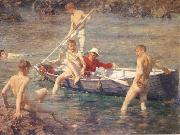 Henry Scott Tuke Ruby Gold and Malachite oil on canvas